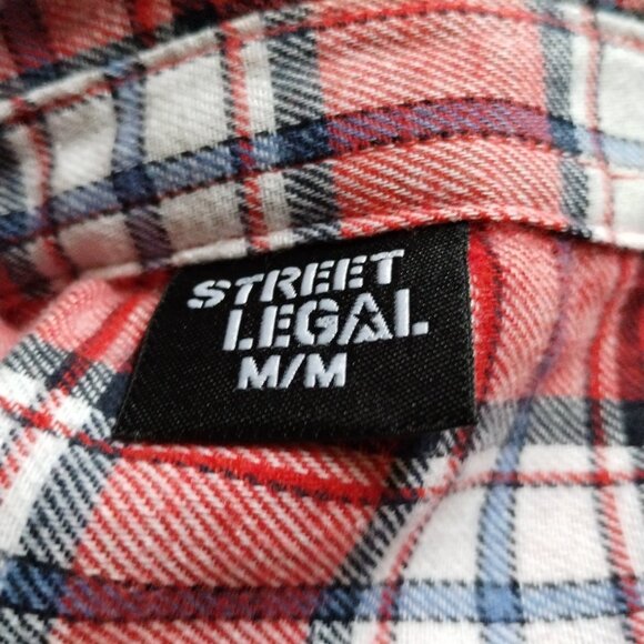 Street Legal blouse plaid SZ medium - Picture 2 of 4